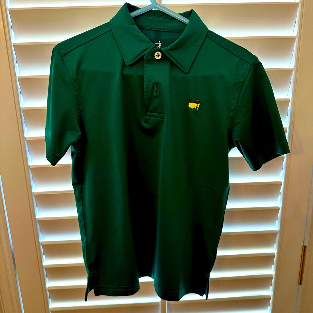 Masters, boys, 4t, green, polo, EUC